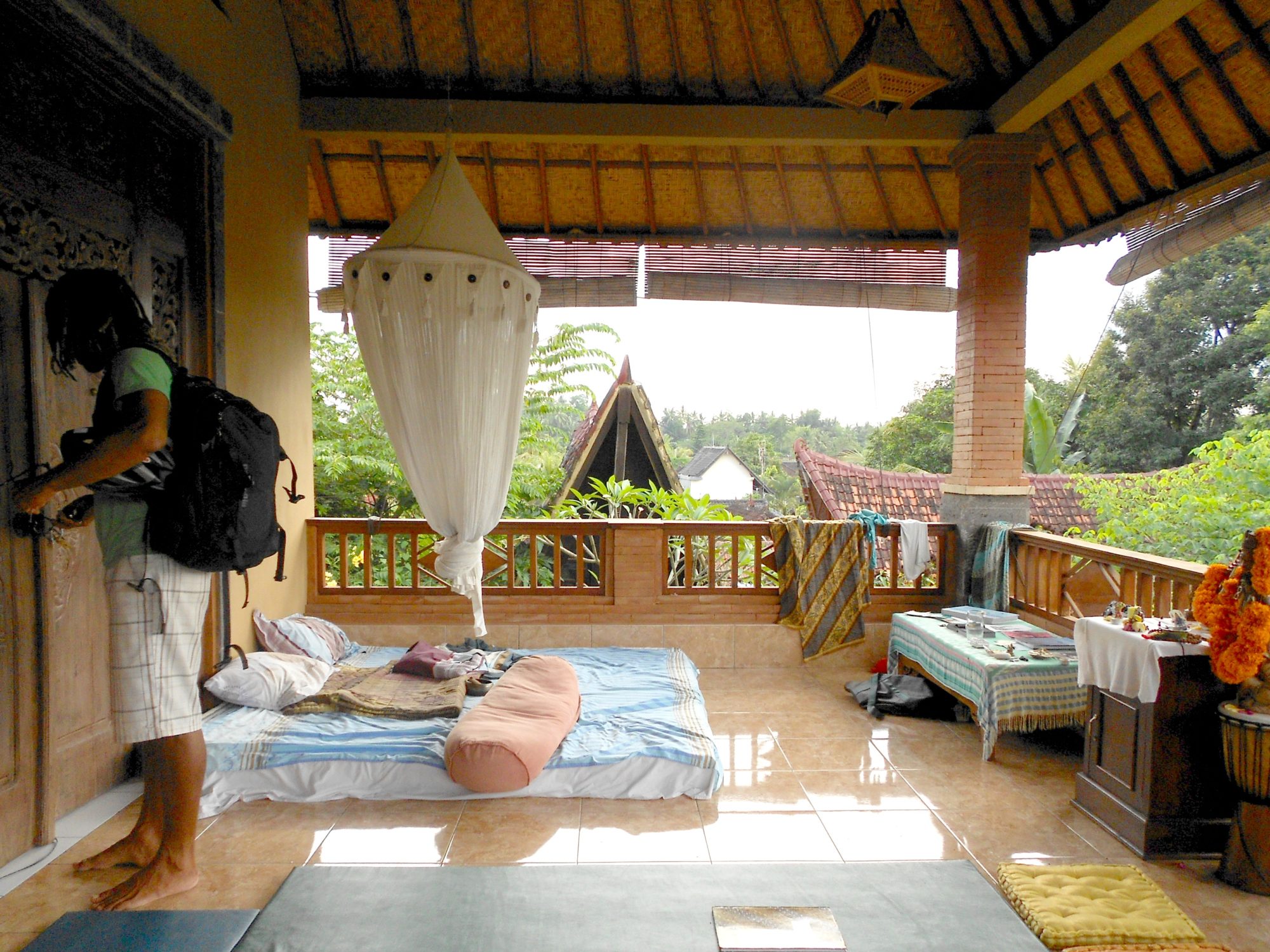 Sala de aula de massagem thai - a varanda do Carlos