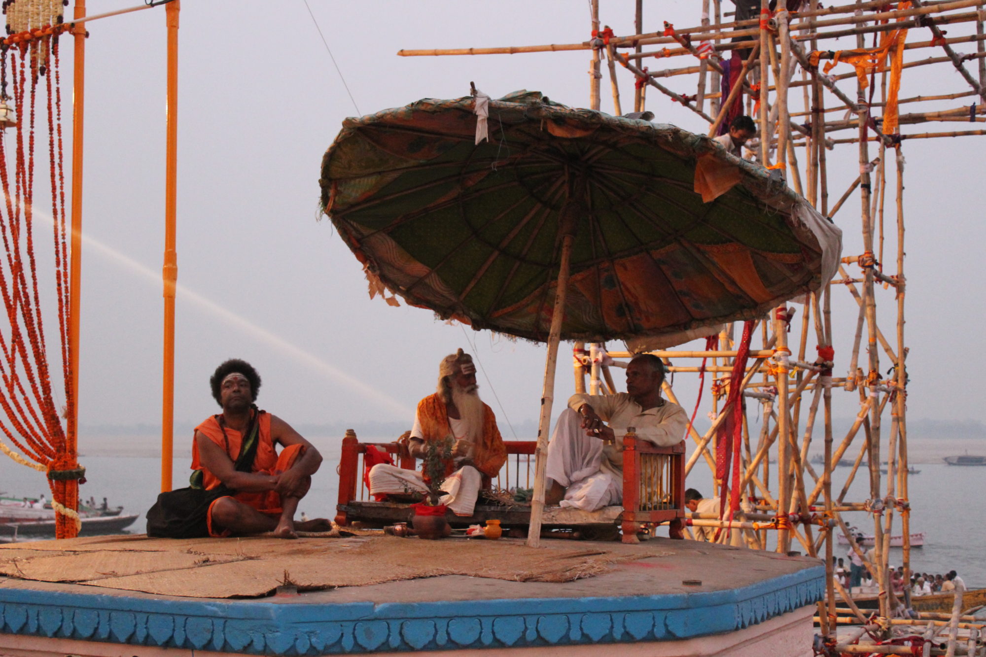 Ritual no Ganges, em Varanasi