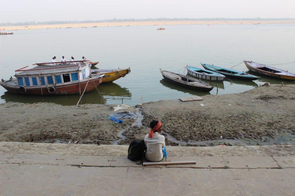 Na beira do Ganges