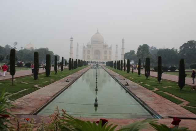 Os jardins do Taj