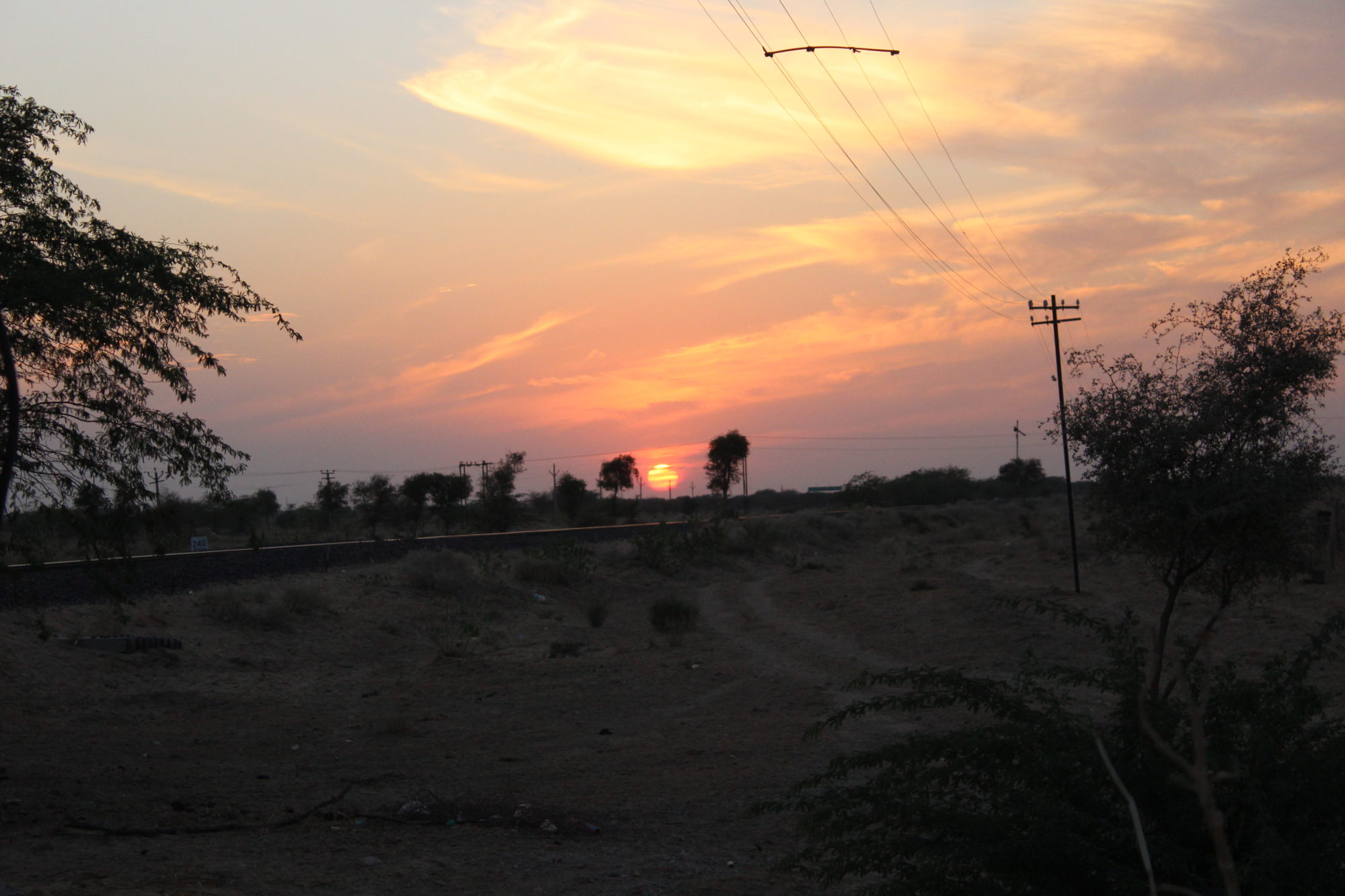 Nascer do sol em Jaisalmer