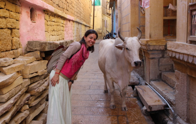 A cidade murada de Jaisalmer