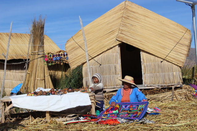 Ilhas Uros, no Titicaca